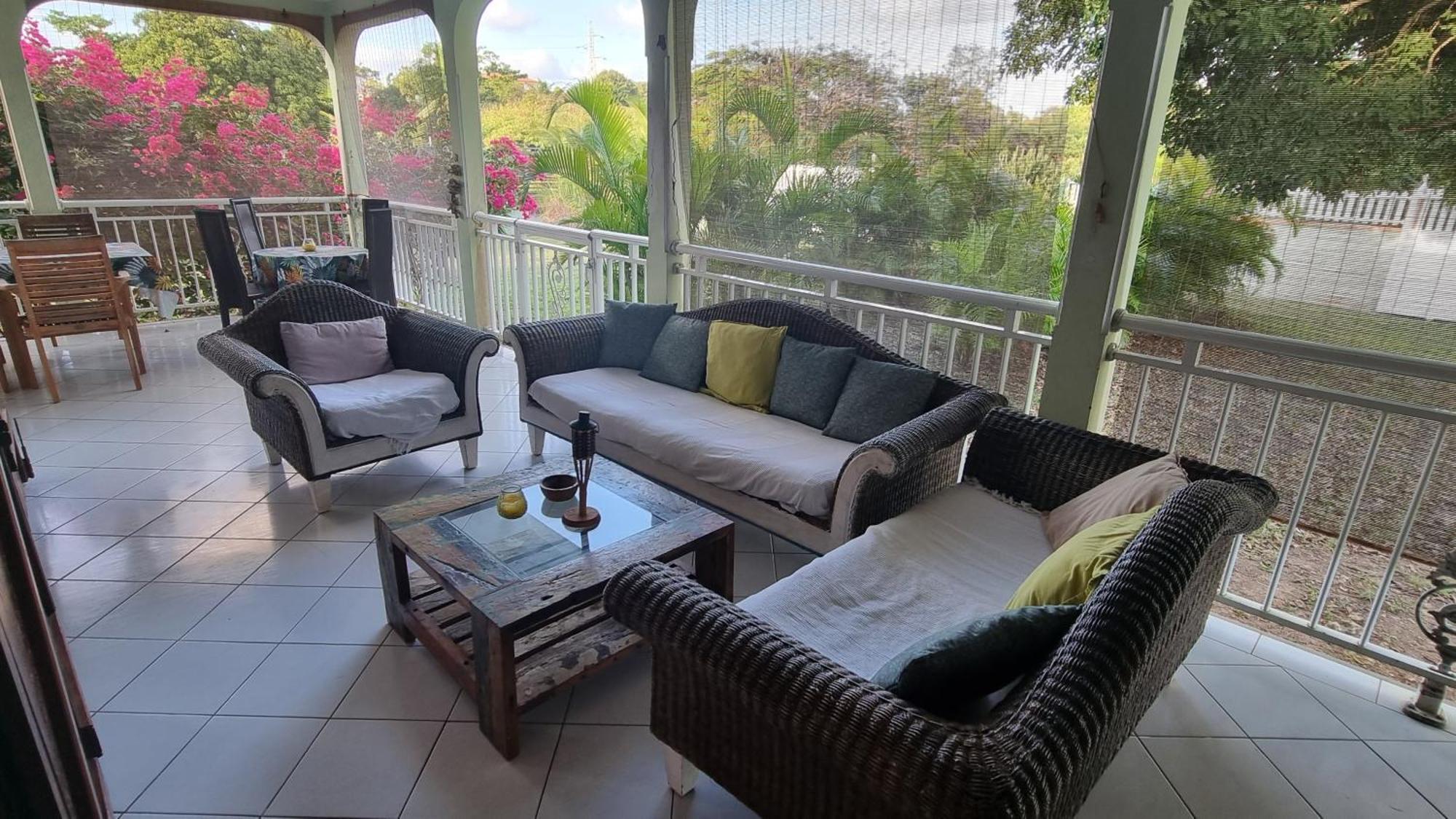 La Villa Rainbow & Ses 2 Kabanes Sainte-Anne (Grande-Terre) Exterior foto