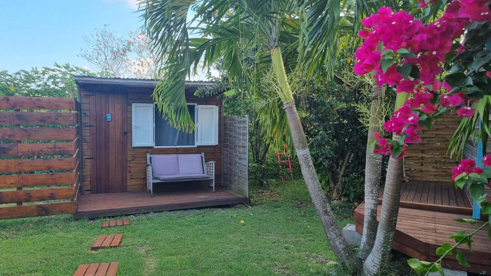 La Villa Rainbow & Ses 2 Kabanes Sainte-Anne (Grande-Terre) Exterior foto