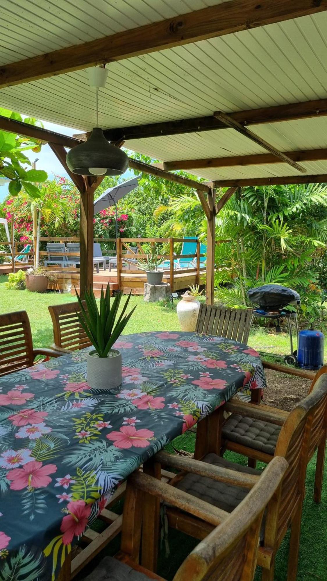La Villa Rainbow & Ses 2 Kabanes Sainte-Anne (Grande-Terre) Exterior foto