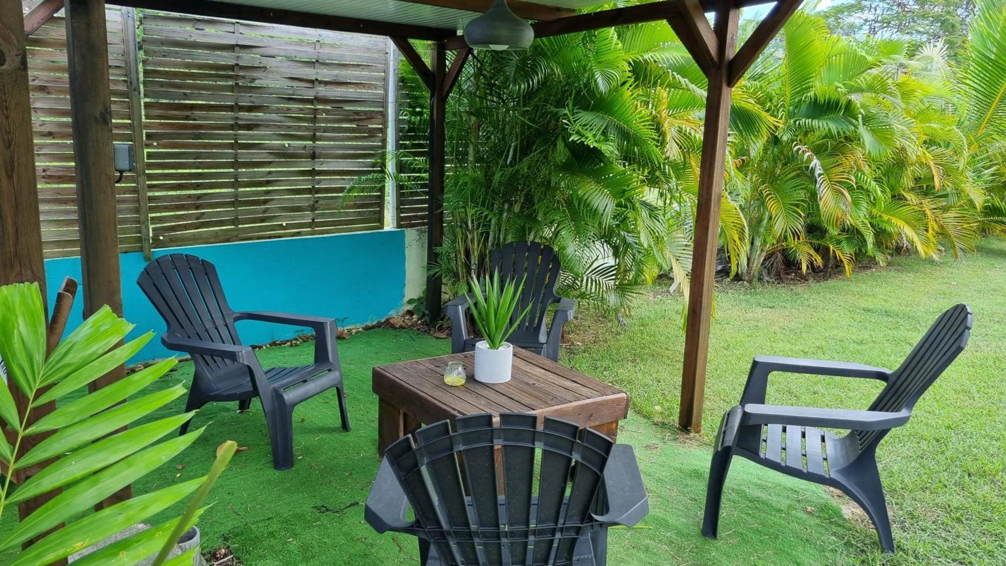 La Villa Rainbow & Ses 2 Kabanes Sainte-Anne (Grande-Terre) Exterior foto